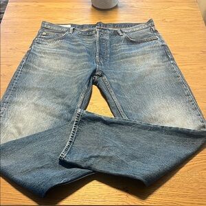 Zara Men's Faded Blue Denim Jeans